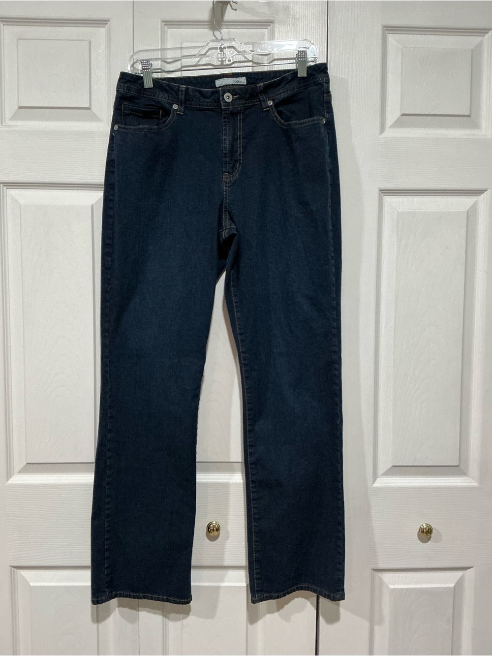 💙 Chico’s Platinum Dustine Straight Leg Blue Denim Jeans - 12 (01488)